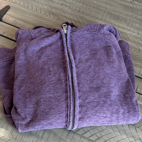 Cozy Purple Women's Zip-Up Hoodie - Picture 8 of 9